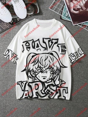 Tarzsokak Model 3411 Erkek Yazlık Yuvarlak Yaka Kısa Kollu Günlük Tişört, Yaz