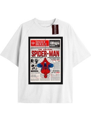 Tarz Sokak Spider-Man Gazete Baskı Model No Way Home Tshirt