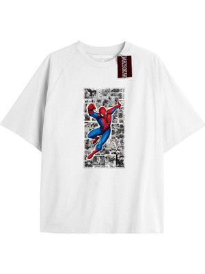 Tarz Sokak Spider-Man Gazete Baskı Model No Way Home Tshirt