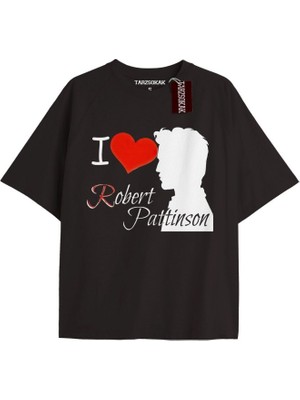 Tarz Sokak Y2K Twilight Team I Love My Boyfriend Tshirt Kod-Edward