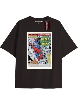 Tarz Sokak Spider-Man Gazete Baskı Model No Way Home Tshirt