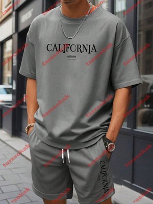 Tarzsokak Model 4006 Erkek Yazlık Yuvarlak Yaka Kısa Kollu Günlük Tişört, Yaz