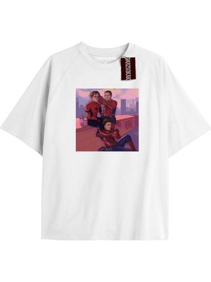 Tarz Sokak Spider-Man Gazete Baskı Model No Way Home Tshirt