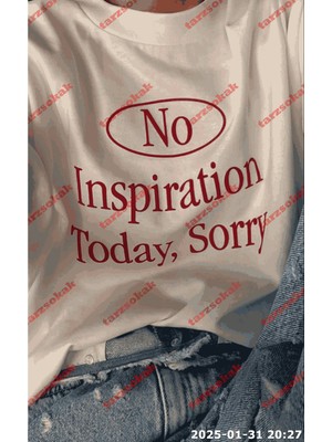 Tarzsokak Slogan  Yazılı Oversize Tshirt TWGWBR14