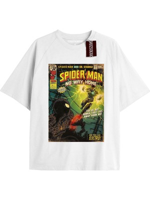 Tarz Sokak Spider-Man Gazete Baskı Model No Way Home Tshirt