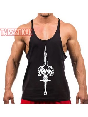 Tarzsokak Gym Tank Top Fitness Sporcu Atleti Gym9