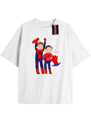 Tarz Sokak Spider-Man Gazete Baskı Model No Way Home Tshirt