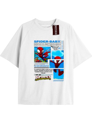 Tarz Sokak Spider-Man Gazete Baskı Model No Way Home Tshirt