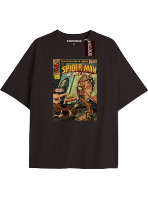 Tarz Sokak Spider-Man Gazete Baskı Model No Way Home Tshirt