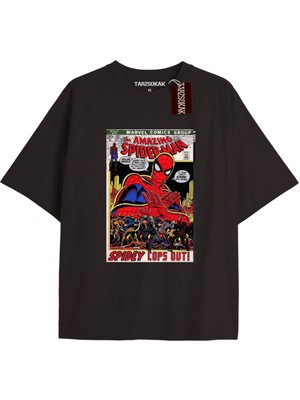 Tarz Sokak Spider-Man Gazete Baskı Model No Way Home Tshirt