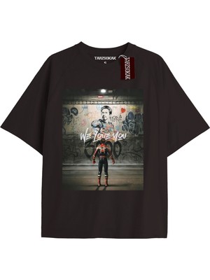 Tarz Sokak Spider-Man Gazete Baskı Model No Way Home Tshirt