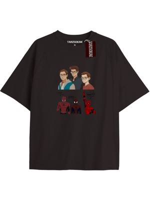 Tarz Sokak Spider-Man Gazete Baskı Model No Way Home Tshirt