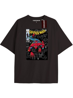 Tarz Sokak Spider-Man Gazete Baskı Model No Way Home Tshirt