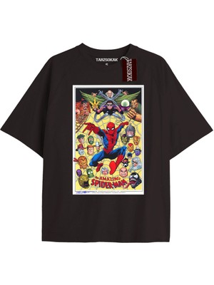 Tarzsokak Spider-Man Gazete Baskı Model No Way Home Tshirt