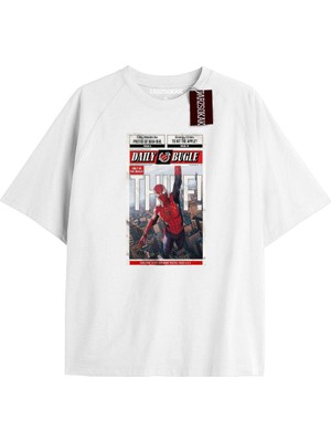 Tarz Sokak Spider-Man Gazete Baskı Model No Way Home Tshirt