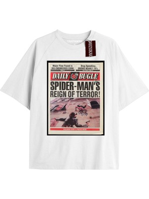 Tarz Sokak Spider-Man Gazete Baskı Model No Way Home Tshirt