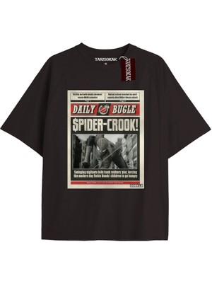 Tarz Sokak Spider-Man Gazete Baskı Model No Way Home Tshirt