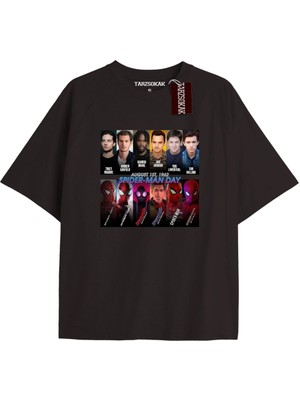 Tarz Sokak Spider-Man Gazete Baskı Model No Way Home Tshirt