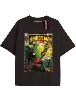 Tarz Sokak Spider-Man Gazete Baskı Model No Way Home Tshirt