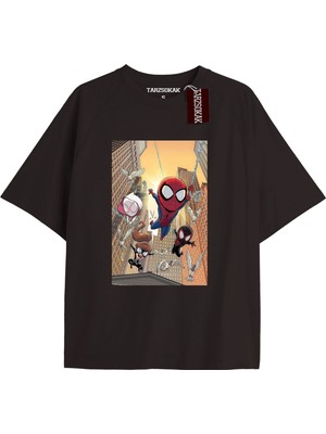 Tarz Sokak Spider-Man Gazete Baskı Model No Way Home Tshirt