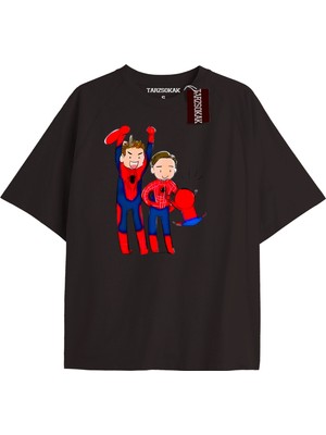 Tarz Sokak Spider-Man Gazete Baskı Model No Way Home Tshirt
