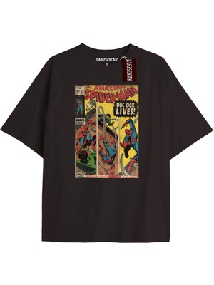 Tarz Sokak Spider-Man Gazete Baskı Model No Way Home Tshirt