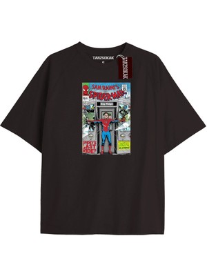 Tarz Sokak Spider-Man Gazete Baskı Model No Way Home Tshirt