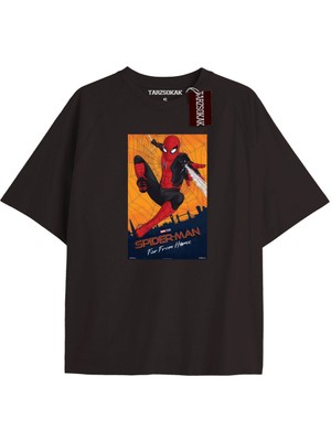 Tarz Sokak Spider-Man Gazete Baskı Model No Way Home Tshirt