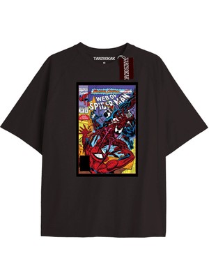 Tarz Sokak Spider-Man Gazete Baskı Model No Way Home Tshirt