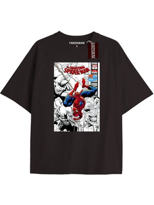 Tarz Sokak Spider-Man Gazete Baskı Model No Way Home Tshirt