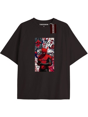Tarz Sokak Spider-Man Gazete Baskı Model No Way Home Tshirt
