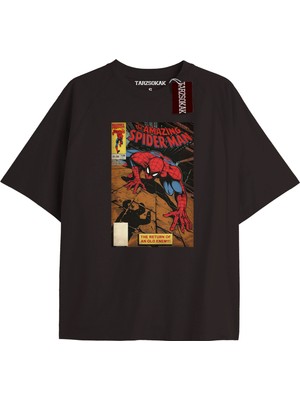Tarz Sokak Spider-Man Gazete Baskı Model No Way Home Tshirt