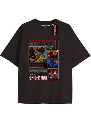 Tarz Sokak Spider-Man Gazete Baskı Model No Way Home Tshirt