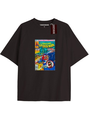 Tarz Sokak Spider-Man Gazete Baskı Model No Way Home Tshirt