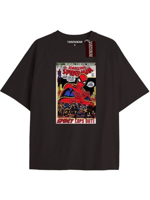 Tarz Sokak Spider-Man Gazete Baskı Model No Way Home Tshirt