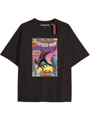 Tarz Sokak Spider-Man Gazete Baskı Model No Way Home Tshirt