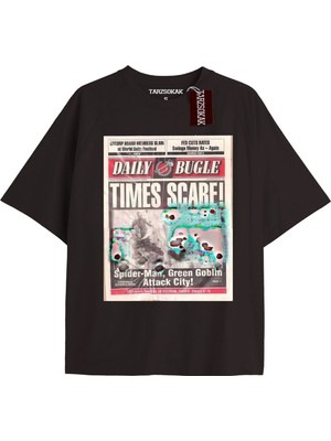 Tarz Sokak Spider-Man Gazete Baskı Model No Way Home Tshirt