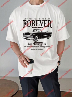 Tarzsokak Model 3918 Erkek Yazlık Yuvarlak Yaka Kısa Kollu Günlük Tişört, Yaz