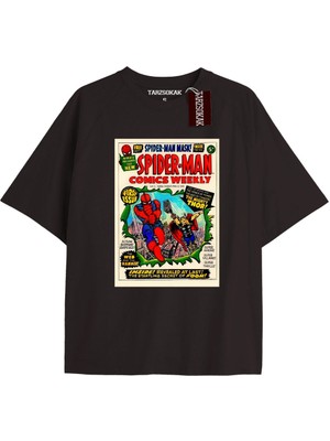Tarzsokak Spider-Man Gazete Baskı Model No Way Home Tshirt