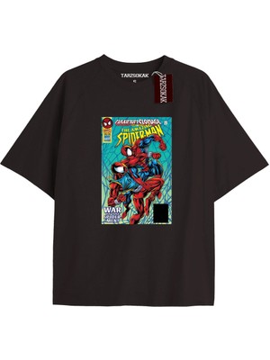 Tarz Sokak Spider-Man Gazete Baskı Model No Way Home Tshirt