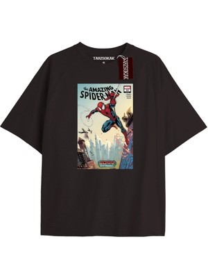 Tarz Sokak Spider-Man Gazete Baskı Model No Way Home Tshirt