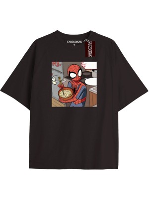 Tarz Sokak Spider-Man Gazete Baskı Model No Way Home Tshirt