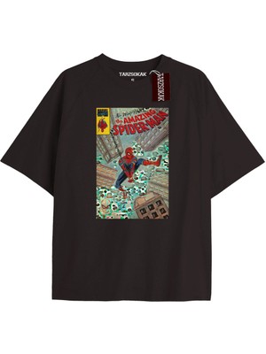 Tarz Sokak Spider-Man Gazete Baskı Model No Way Home Tshirt