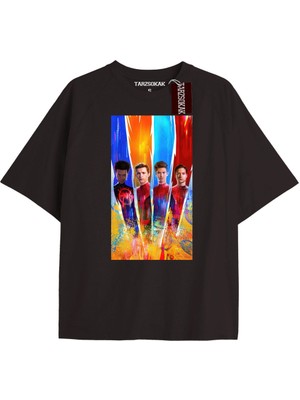 Tarz Sokak Spider-Man Gazete Baskı Model No Way Home Tshirt