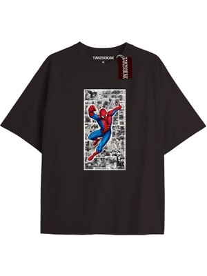 Tarz Sokak Spider-Man Gazete Baskı Model No Way Home Tshirt
