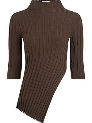 Asymmetrıc Knıt Sweater