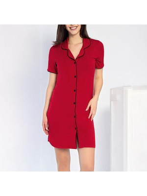 Confeo C840-600 Kadın Viskon Kısakol Gecelik