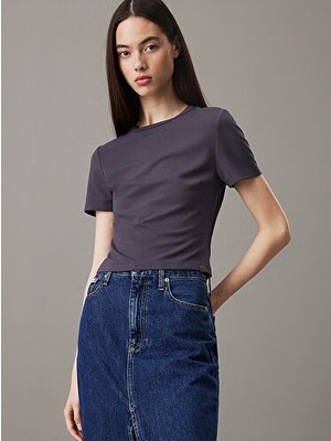 Calvin Klein Mılano Short Sleeve Top