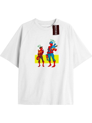 Tarz Sokak Spider-Man Gazete Baskı Model No Way Home Tshirt