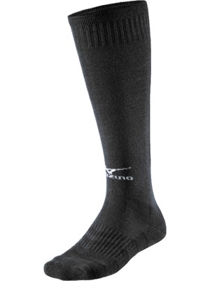 Mizuno Comfort Vb Socks Long Siyah Renkli Uzun Voleybol Çorabı Nefes Alabilen Özellikli S Beden